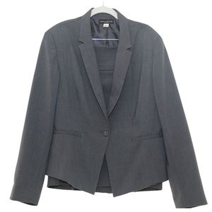 2-piece Gray Suit (Blazer and Skirt)